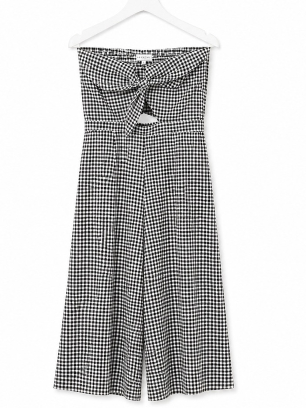 Sleeveless jumpsuit midi with small cutout